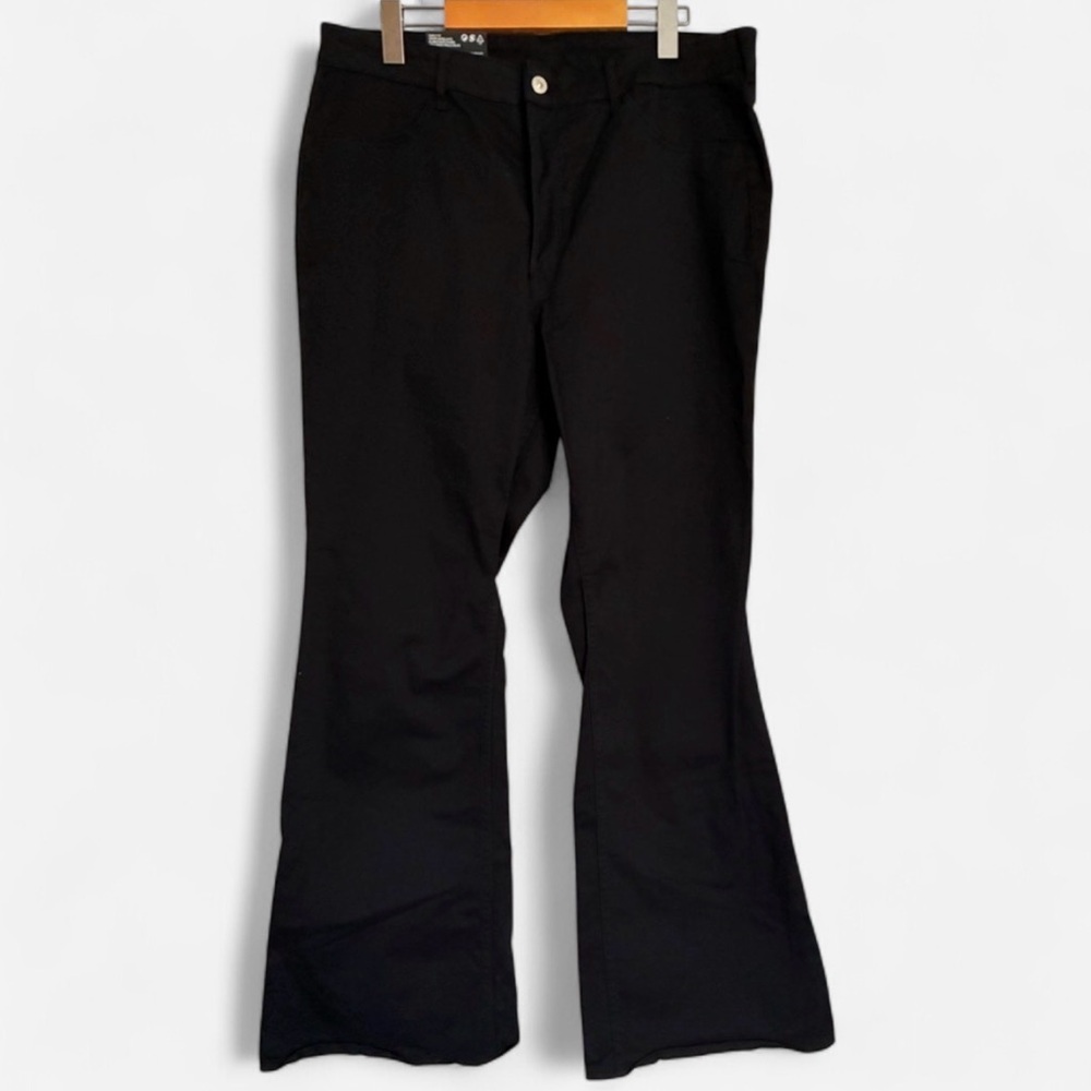 H&M Black Boot Cut Curvy Fit Flare Pants NWT